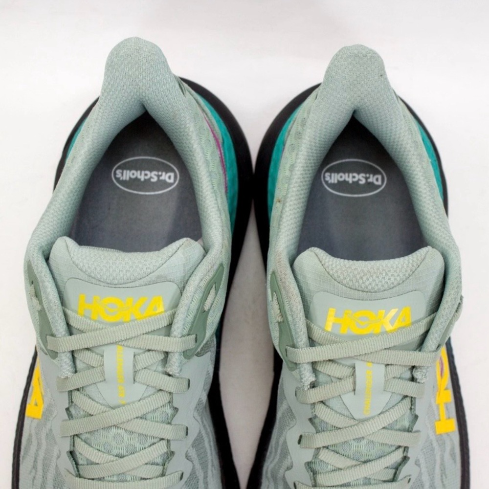 Hoka Challenger ATR 7 Womens Sz US 9.5 B Aloe Vera Black Trailing Running Shoes - Picture 9 of 13